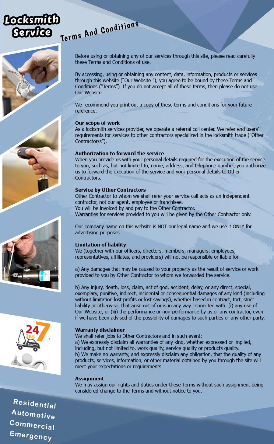 Lock Locksmith Tech Montgomery, IL 630-358-4417